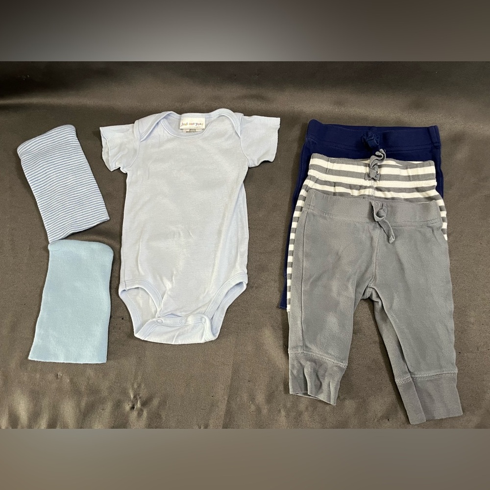Lot of 6 - Carters Short Sleeve Bodysuit - Koala Pants - Hats - New